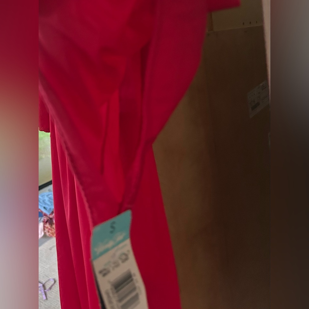 NWT VINTAGE VANITY FAIR 90s Deadstock Red Silky Pajama Set Valentine’s PJs Small - Picture 11 of 12